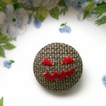 ハロウィン刺繍のブローチ(再販)【送料無料】