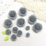 樹脂 薔薇 パーツ 中より少し大きめ  樹脂粘土 ローズ  13