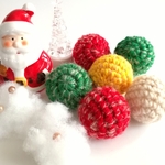 X'mas🎄✨編みにゃんボール〖またたびと鈴入り〗 