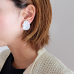 【数量限定・再販未定】【 chimie vintage-984S 】vintage フラワーイヤリング・ピアス・樹脂ピアス