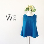 SIMPLE FLARE TOP (INDIGO)