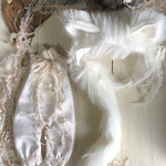 【再販】1340 白猫さんの snow white ロンパース type D   Blythe ブライス アウトフィット