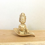 ミニチュア仏像フィギュア ちいさな仏さま＊一葉観音＊GOLD