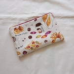 パン柄ぺたんこポーチ