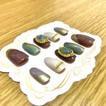 ネイルチップ   ベージュ系 