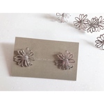 silver flower pierce