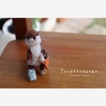 【受注製作】プクプクほっぺのカワウソさん 7.5㎝