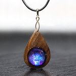 【送料無料】Orb Pendant/Fusion ～ウッドレジンジュエリー～