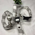 グレージュ＆ホワイトボーダー