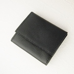 fleurson-m様ご注文の品　黒革のコンパクト財布