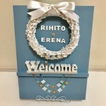 ウェルカムスペース　結婚式　ウェルカムボード