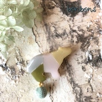 ダスティカラーのしろくまブローチ②