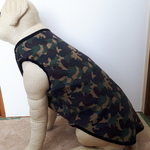 大型犬服迷彩柄