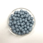 【8mm   70pcs】ブルーグレー  ウィンターカラーアクリルビーズ　くすみカラー    秋冬カラー