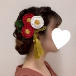 椿の髪飾り/ヘアアクセサリー