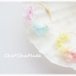 Sweet　×　Sweet　毛糸　の　イヤリング or　ピアス