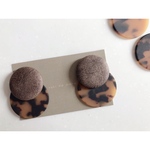 fake leather × leopard