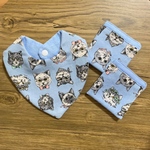 バンダナ型スタイ＆ハンカチセット★ねこ