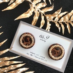 NEW‼︎ leopard gold circle