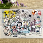 ハロウィンポストカード7枚セット