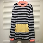 BORDER AND POCKET LONG SLEEVE