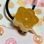 最終値下げ！お花のプリンのヘアゴム！
