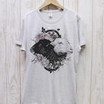 ronronSHEEP Tee　Flower Frame（ヘザーホワイト） / RPT047-HWH