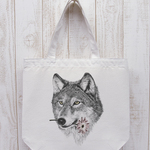 ronronWOLF　Here you goおでかけトート（ナチュラル） / R027-BT-NA