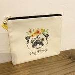 inubuの花PUG／フォーン【ポーチ】