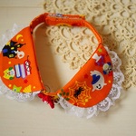sale!!  ハロウィンプチえり首輪　オレンジレッド