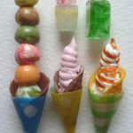 *ミニチュア*ひんやりスイーツ&ドリンク5種セット E
