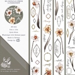 ★SALE★[樂意] [LY-053] 恋色(水仙花)花柄 和紙マスキングテープ(剥離紙付き)