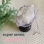 華奢でシンプル。スーパーセブンのワックスコードブレスレット☆彡size１５㎝～フリーサイズ
