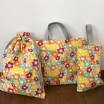 ★入園、入学★レッスンバッグ、お着替え袋、シューズ袋セット  
