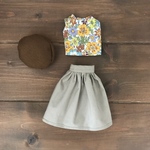 リカちゃん 服 ボタニカルなコーデ