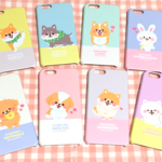 ☆Android対応☆わんことうさぎのスマホケース