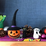 羊毛フェルト☆ハロウィン置物①