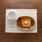 【新作】白いお花のランチョンマット