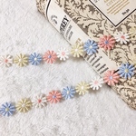 1m 可愛い カラフル マーガレット ケミカルレース ブレード BK191003 ハンドメイド 手芸 素材 材料 DIY