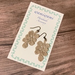 se01120312様オーダー品 小さな葉っぱのピアス