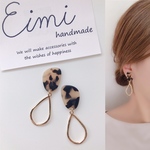 【EIMI】クリームべっこう×雫フープゴールド＊ ピアス/イヤリング