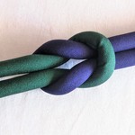 新品【長尺】正絹　丸ぐけ (クリスマスカラー)　166㎝　丹後ちりめん　帯締め