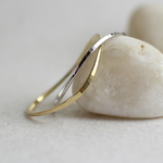 プラチナ＆ゴールドK18リング 0068