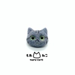 大福猫ブローチ:アメショ