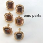 design earringべっ甲2p