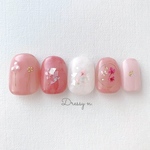 再販＊押し花のニュアンスネイル