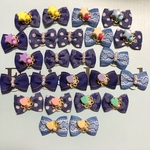 犬用リボン トリミングリボン ❤︎ デニム柄