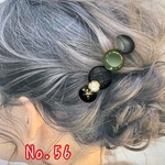 【在庫処分】No.56  大人可愛いボタン・カボション  バレッタ