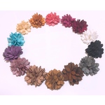 minne◎最安値◎秋冬大活躍＊スエード調フラワーモチーフ１０個セット