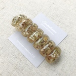  rounded【バレッタ】  light brown